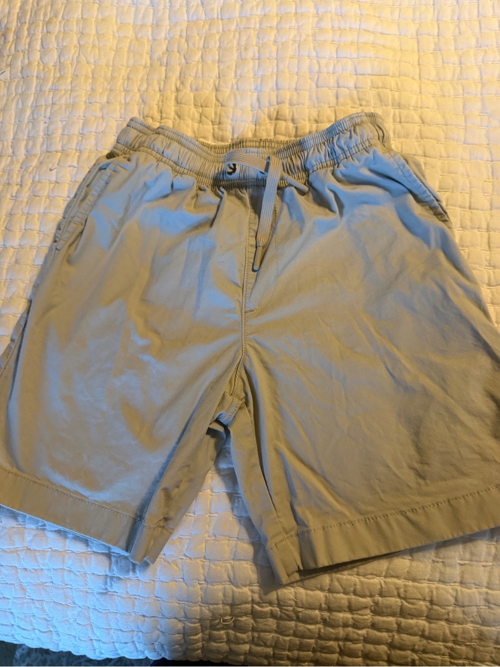 3 pairs of boys khaki shorts - Crewcuts, Magellan, all in motion